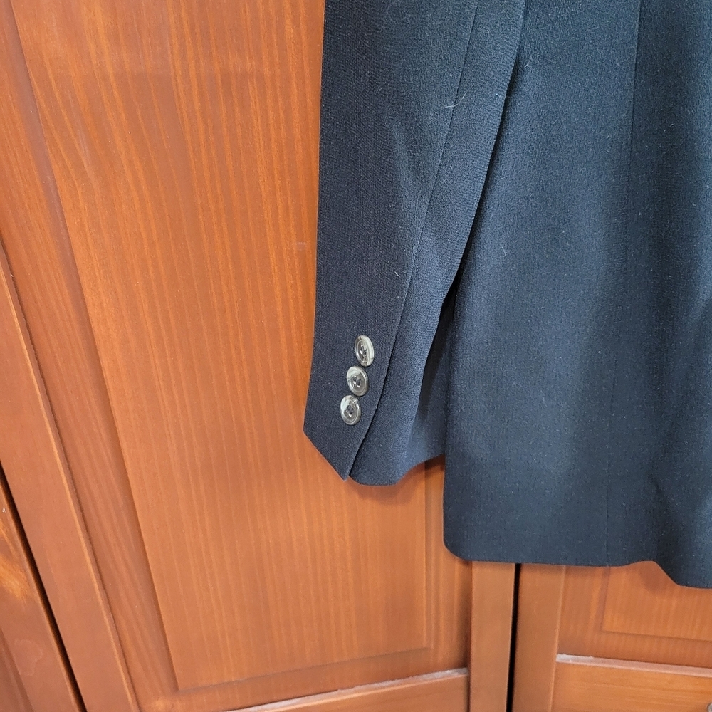 Evan Picone Blazer Skirt Set Womens Jacket Black Formal Workwear | 10 - Picture 7 of 16